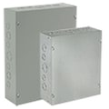 Nvent Hoffman Electrical Junction Box, Junction Box, 16" X 16" X 6",  ASE16X16X6
